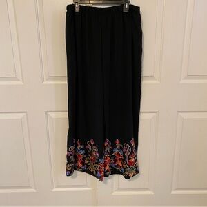 Liv Los Angeles Wide Leg Embroidered pants